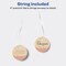 Avery Kraft Brown Round Tags with Sure Feed Technology, 2" Diameter, Laser/Inkjet, 96 Printable Tags with Strings Included, Also Great for Gift Tags and Favor Tags (80515)